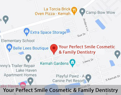 Map image for Dental Cosmetics in Kemah, TX